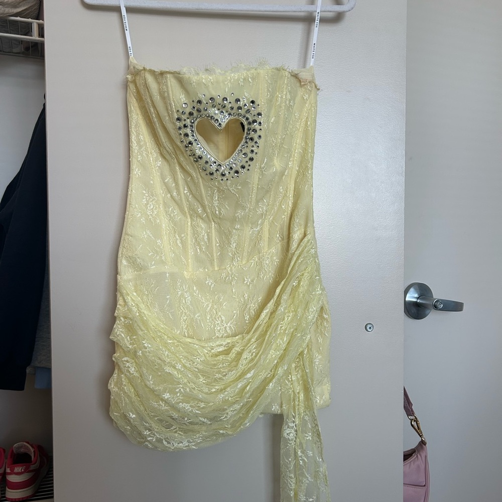 Sabrina Carpenter Inspired Heart Mini Dress